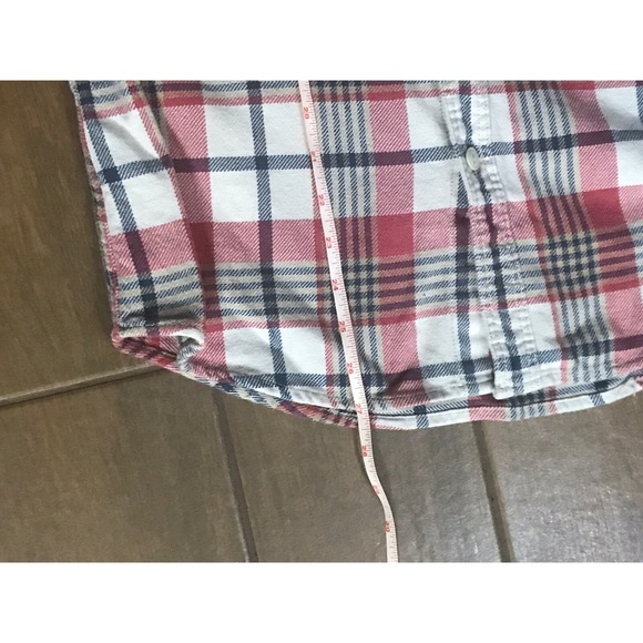 Eddie Bauer Mens Plaid Flannel Shirt Long Sleeve Button Down Casual Workwear - Picture 7 of 7